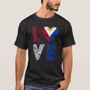 Camiseta Filipinas Pinoy Love Pride Filipino F