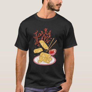 Camiseta Filipinas Primavera Rolls Filipina Lumpia