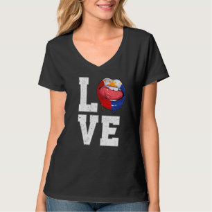 Camiseta Filipinas: Sinalizador de futebol: Fan Love Filipe