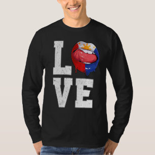 Camiseta Filipinas: Sinalizador de futebol: Fan Love Filipe
