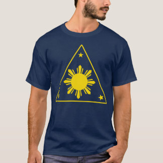 Camiseta Filipinas: três estrelas e um triângulo solar 1