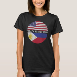 Camiseta Filipino Americano Filipinas sinaliza mulheres fil