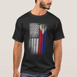 Camiseta Filipino Americano Flag Filipino Flag Long Sleeve 