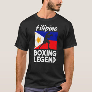 Camiseta Filipino Boxing Philippine Flag Boxing Pinoy