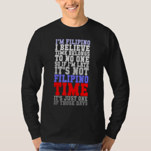Camiseta Filipino cancela a assinatura para o tempo filipin