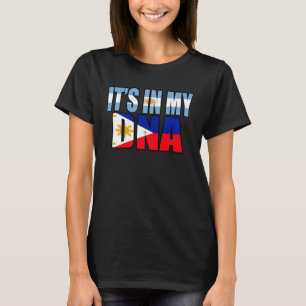 Camiseta Filipino e Argentino Misturam DNA Bandeira Herança