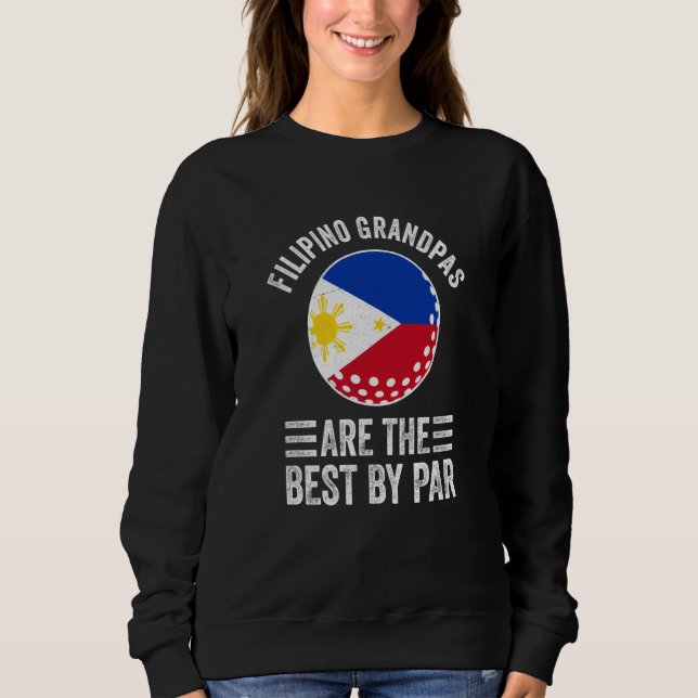 Camiseta Filipino Grandpas Are The Best By Par Golf Grandad (Frente)