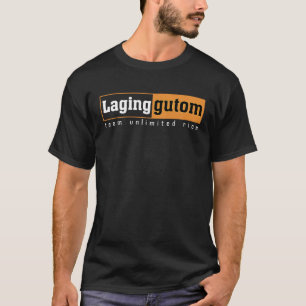 Camiseta Filipino  Laging Gutom Sempre com Fome Adobo Famin