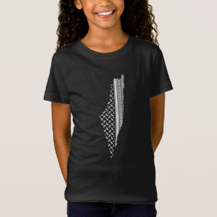 Camiseta Filistério do Mapa Palestino Keffiyeh