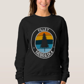 Camiseta Filley Nebraska EUA City Pride Retro Sunset