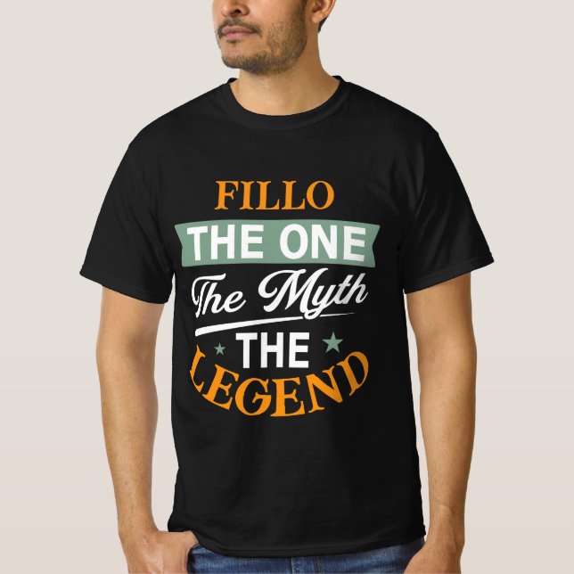 Camiseta Fillo O Único O Mito A Lenda (Frente)