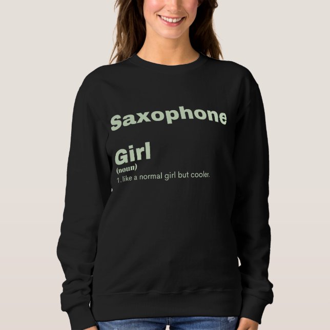 Camiseta Film Girl - Saxophone  (Frente)