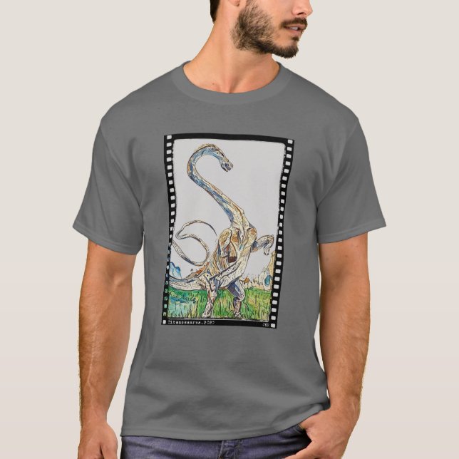 Camiseta Film Strip Titanosaurus Shirt (Frente)