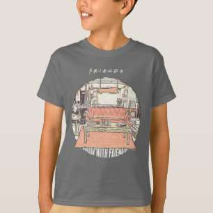 Camiseta Filmando com Cartoon FRIENDS™