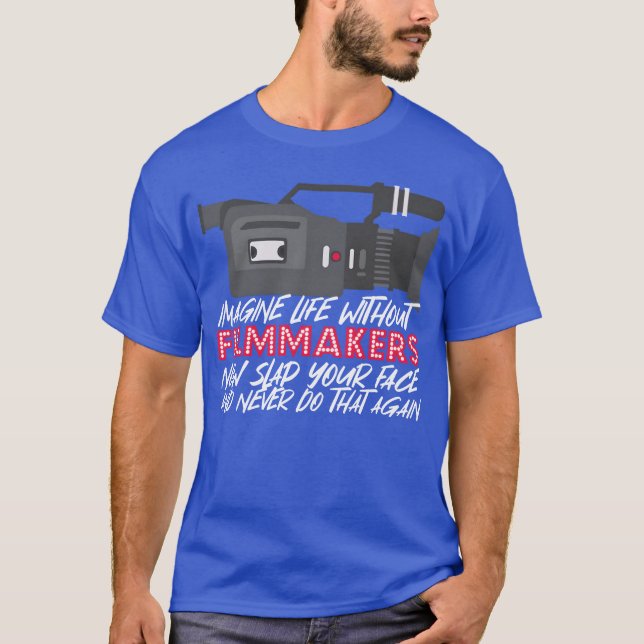 Camiseta Filmando Engraçado Filmadora (Frente)