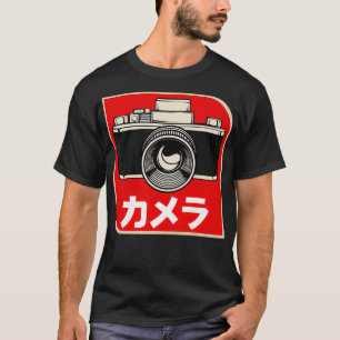 Camiseta Filme analógico japonês de câmara retrógrado f