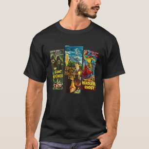 Camiseta Filme Clássico de Halloween Monster Poster Horror