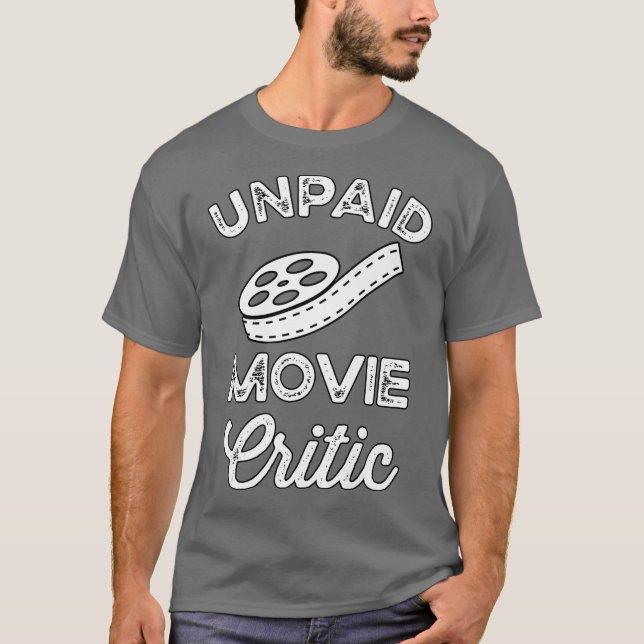 Camiseta Filme Crítico de Filme Não Pago Fogueiro Engraçado (Frente)