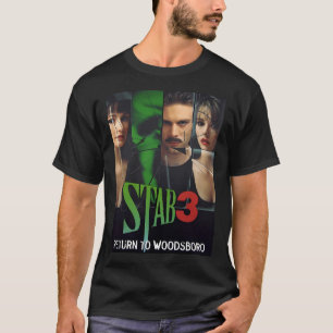 Camiseta filme de terror do gritar 3 do gritar 3