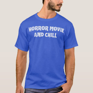 Camiseta Filme de Terror e Chillar Fã de Filme Assustador d