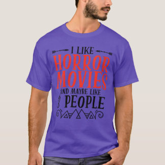 Camiseta Filme de Terror Feminino Assustador Divertido Terr