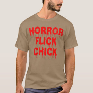 Camiseta Filme de Terror Feminino Garota Sangrento Filme de