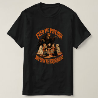Camiseta Filme de Terror Vintage Ceifador Halloween 