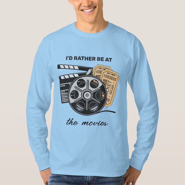 Camiseta Filme de Texto Personalizado (Frente)