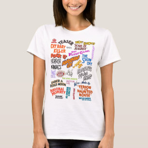 Camiseta Filme de vintage Cotações Sayings frases Texto P