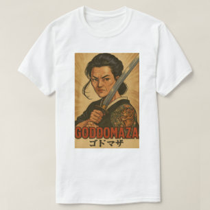 CAMISETA FILME GODDOMAZA SAMURAI POSTER 2