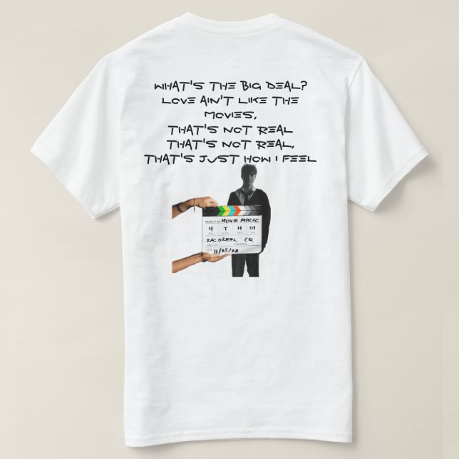 Camiseta Filme Magic Zac Greer (Verso do Design)