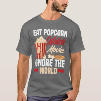 Camiseta Filme Popcorn Cinema Amigo