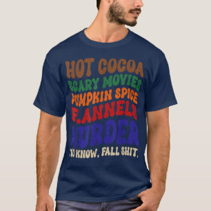 Camiseta Filmes Assustadores De Cacau Quente Descendência D