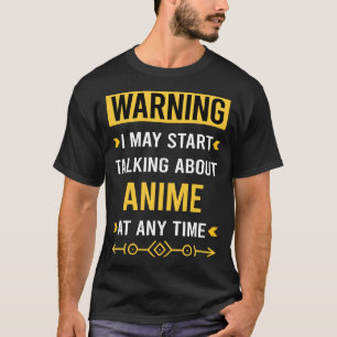 Camiseta Filmes de animação de aviso