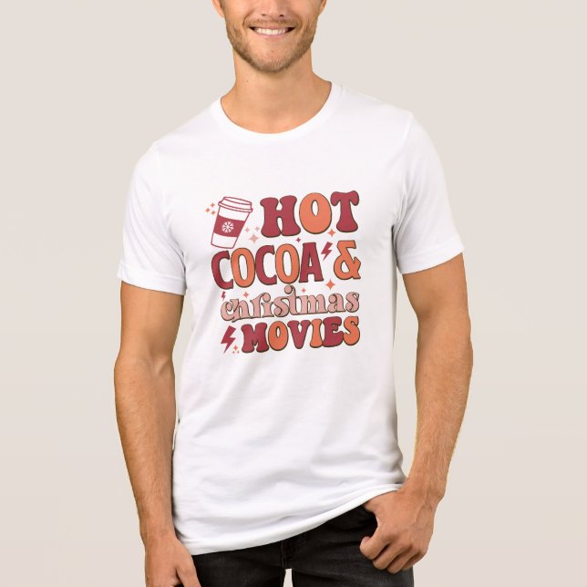 Camiseta Filmes de Cacau Quente e de Natal (Frente)