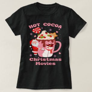 Camiseta Filmes De Cacau Quente E De Natal