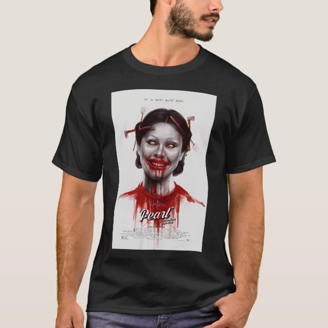 Camiseta Filmes De Horror - Pérola (Frente)