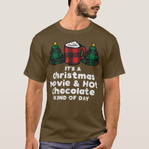 Camiseta Filmes de Natal Chocolate Quente Xmas Pijamas Me