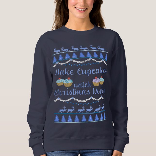 Camiseta Filmes de Natal e Cupcakes (Frente)