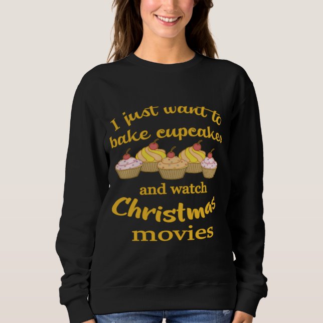 Camiseta Filmes de Natal e Cupcakes (Frente)