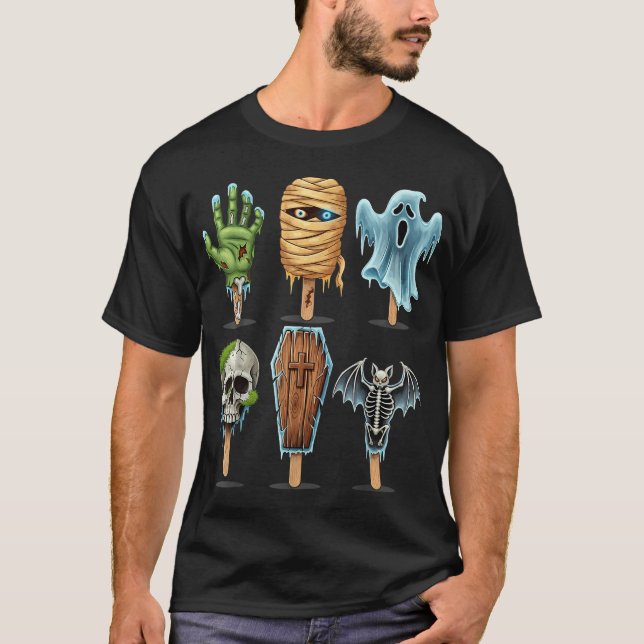 Camiseta Filmes de terror de Summerween Picolé de verão de  (Frente)