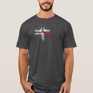 Camiseta Filmes de terror me fazem GRITAR amigo vintage