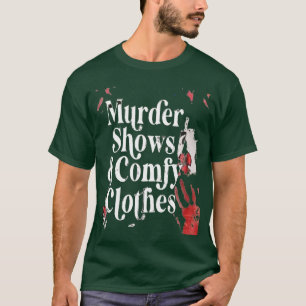 Camiseta Filmes de Terror Shows de Assassinato Roupas Confo