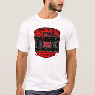 Camiseta Filmes de Terror - Títulos de Terror V.H.S A-D Est
