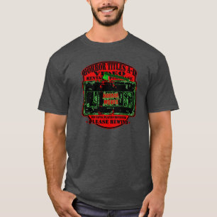 Camiseta Filmes de Terror - Títulos de Terror V.H.S A-D Neo