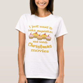 Camiseta Filmes e Baking de Natal