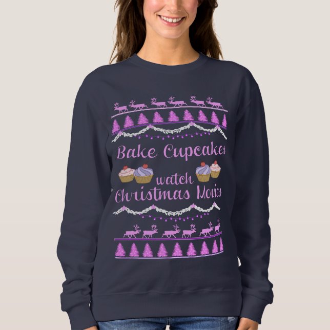 Camiseta Filmes e Cupcakes de Natal (Frente)