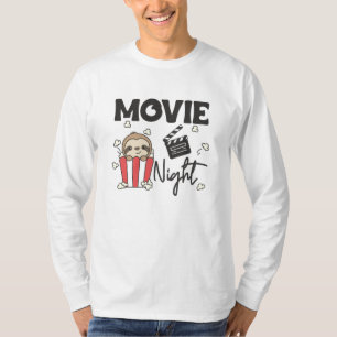 Camiseta Filmes Noturnos de Pipoca Leve Filmes Noturnos de