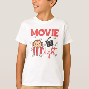 Camiseta Filmes Sobre Pipocas De Macaco Noite Doce Filmes S