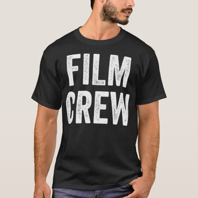 Camiseta Filmmaker Team Film Crew Movie Diretor Produtor  (Frente)